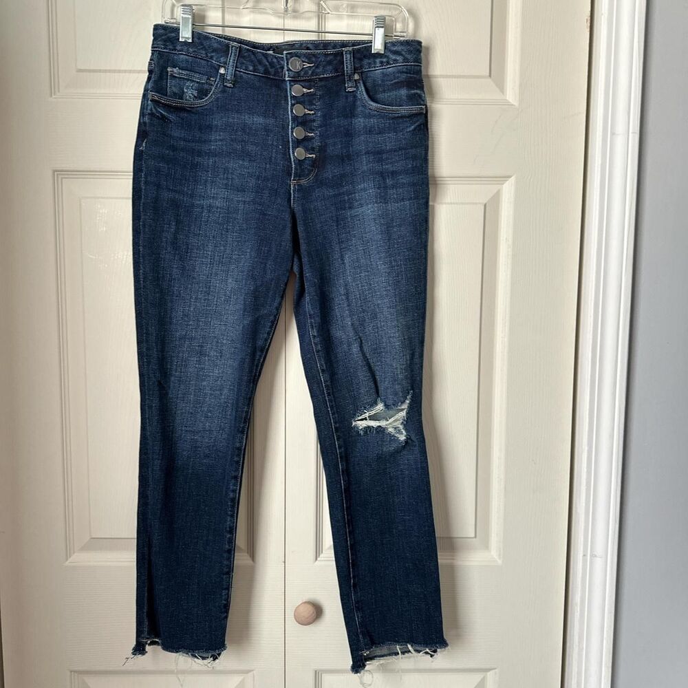 Kut-from-the-kloth Women's Blue and Navy Jeans size 6
